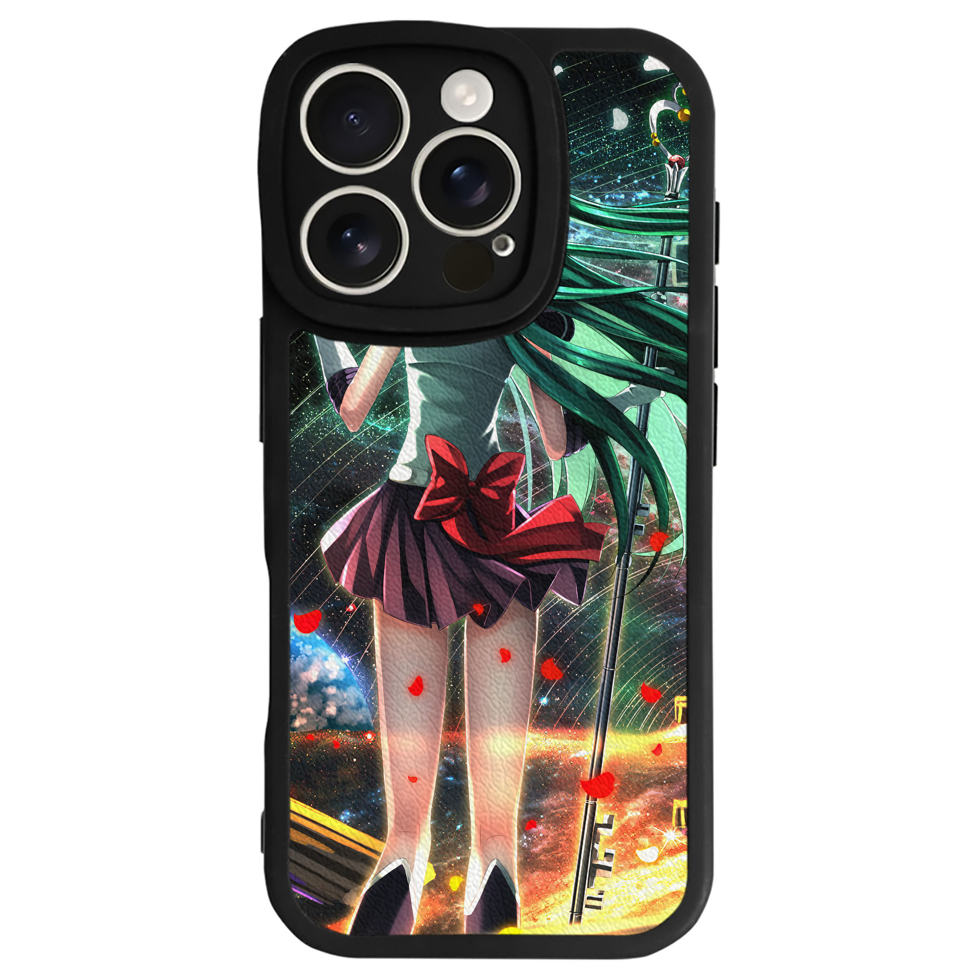 （画像用） 美少女戦士セーラームーン Sailor Moon 【iPhone 16シリーズ対応】シリコンスマホケース（レザー調） 材質：シリコン